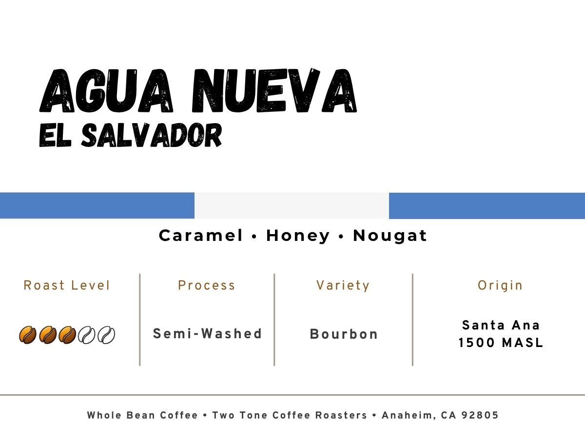 El Salvador Agua Nueva Single Origin - Wholesale 5lb