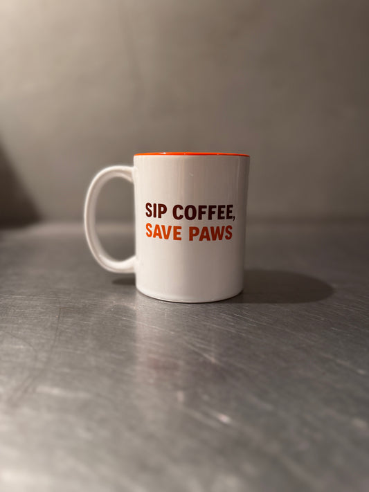 Sip Coffee, Save Paws Coffee Mug