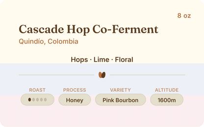 Colombia Cascade Hop Co-Ferment, Edwin Noreña
