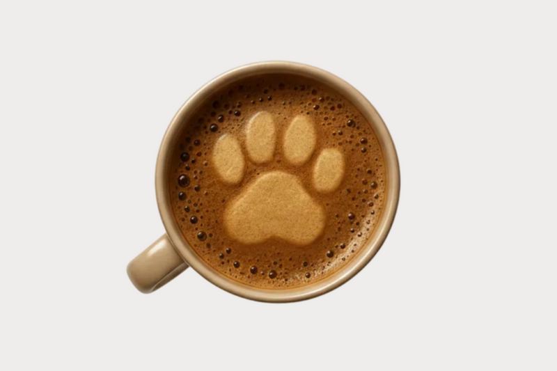 Coffee cup landscape crop