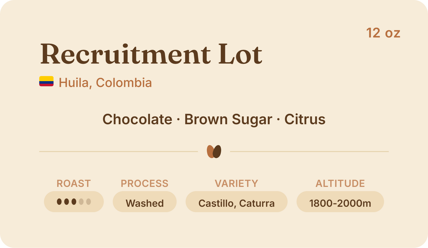 Colombia Recruitment Lot, Young Producers