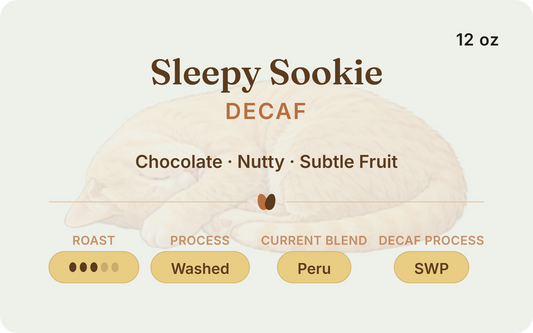 Sleepy Sookie Decaf, Organic, Swiss Water Process